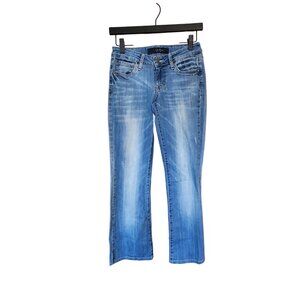 Jessica Simpson Sunset Bootleg Jeans 26 Regular Mid-Rise Light Blue Denim Womens